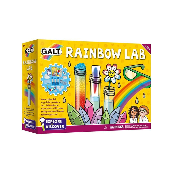 Rainbow Lab: 12 Colorful Science Experiments for Kids