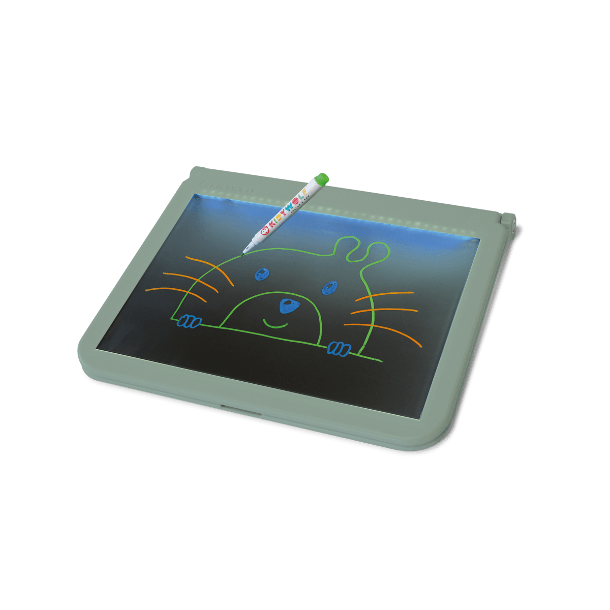 KIDYDRAW PRO Tablet Green – Creativity & Learning for children, available at Learning Bugs UK