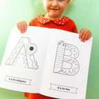 Alphabet Animal Colouring Book by The Jam Tart - Learning Bugs UK