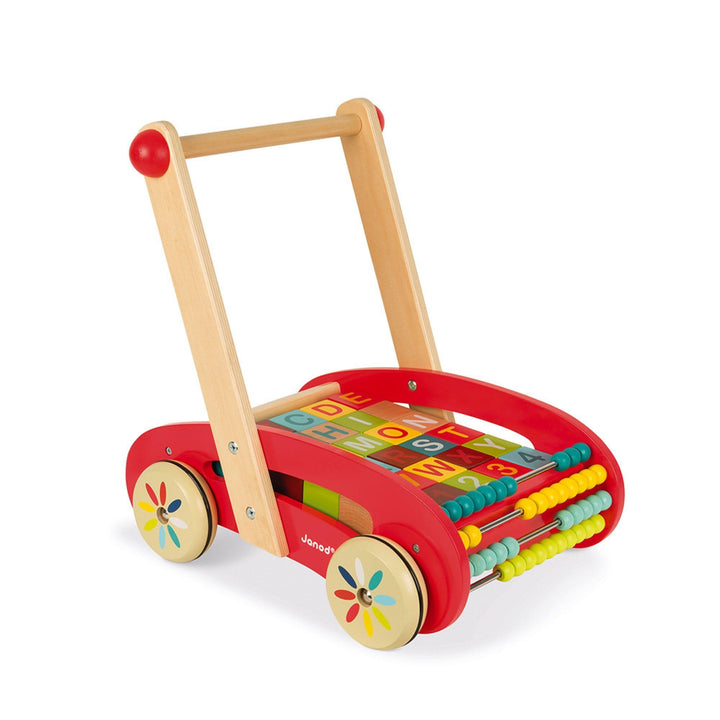 Abc Buggy Wooden Walker for Children