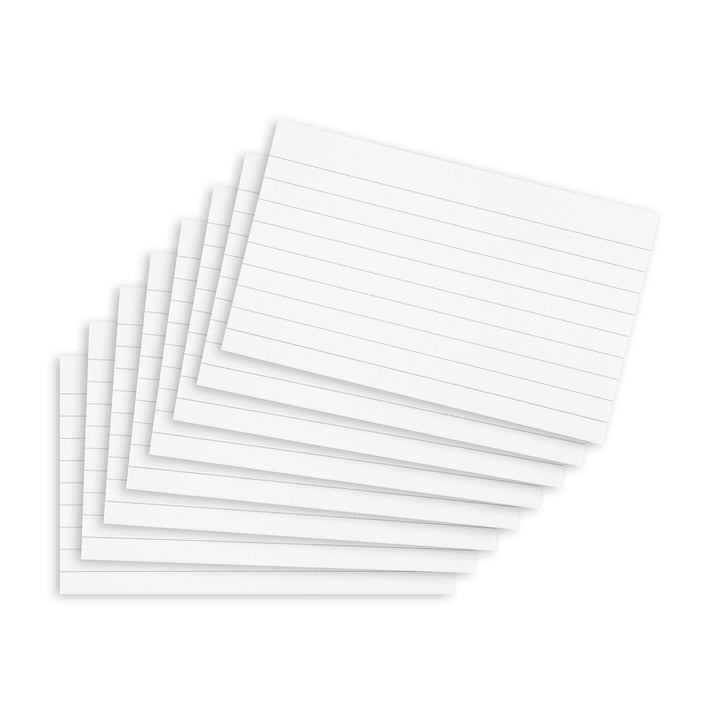 200 Lined Flash Cards (125x75mm)