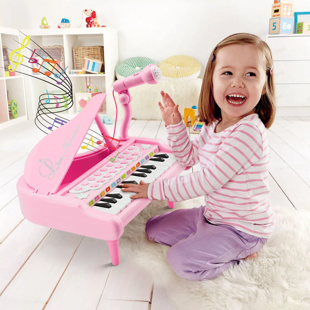 Amy&Benton Toddler Piano Toy for Baby Girls Pink Toy