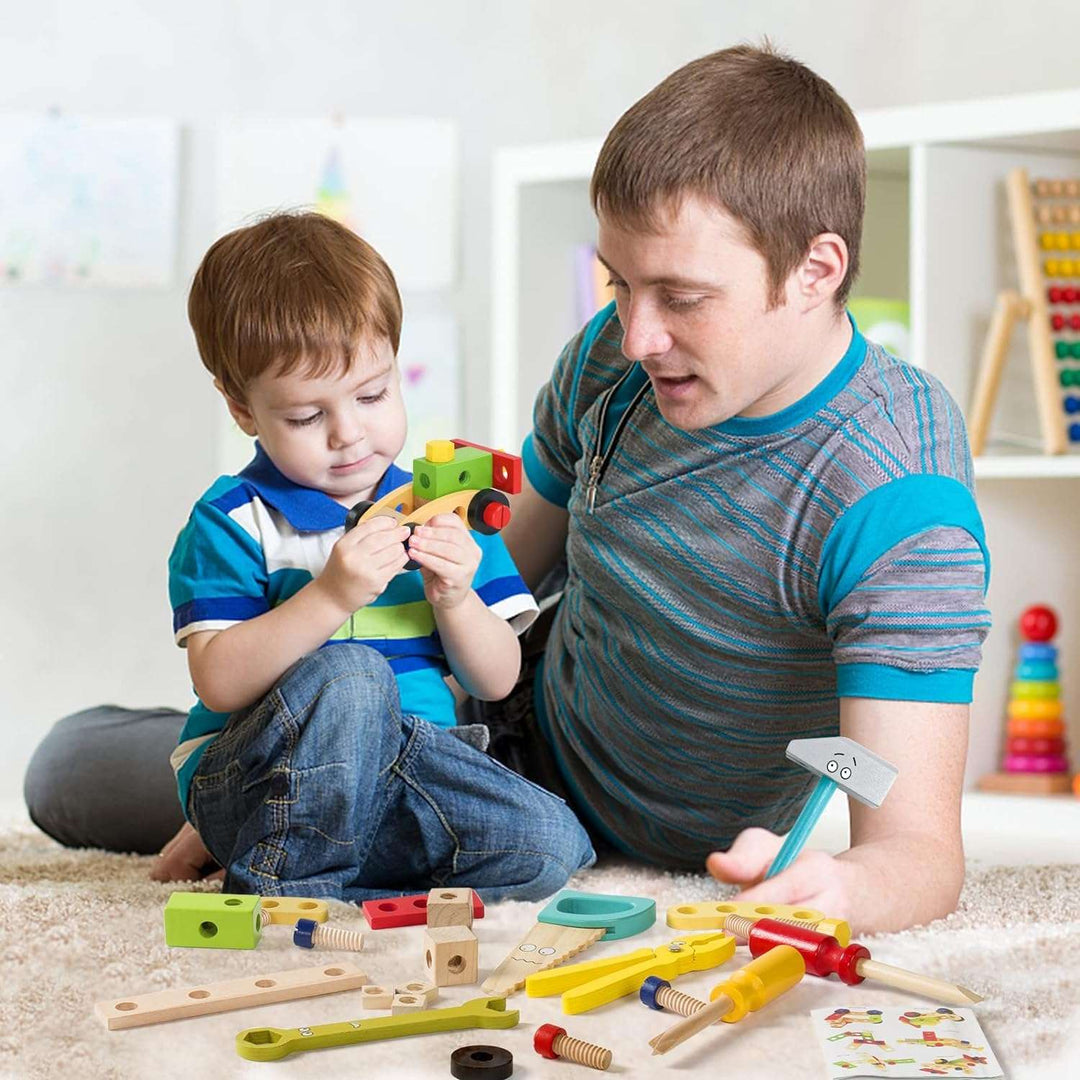 Wooden Kids Tool Set - Educational Role Play Kit