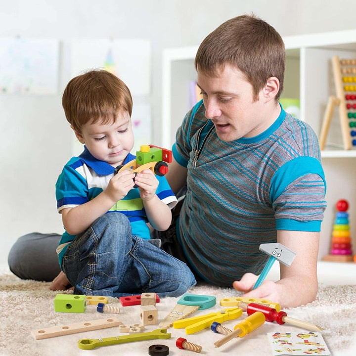 Wooden Kids Tool Set - Educational Role Play Kit