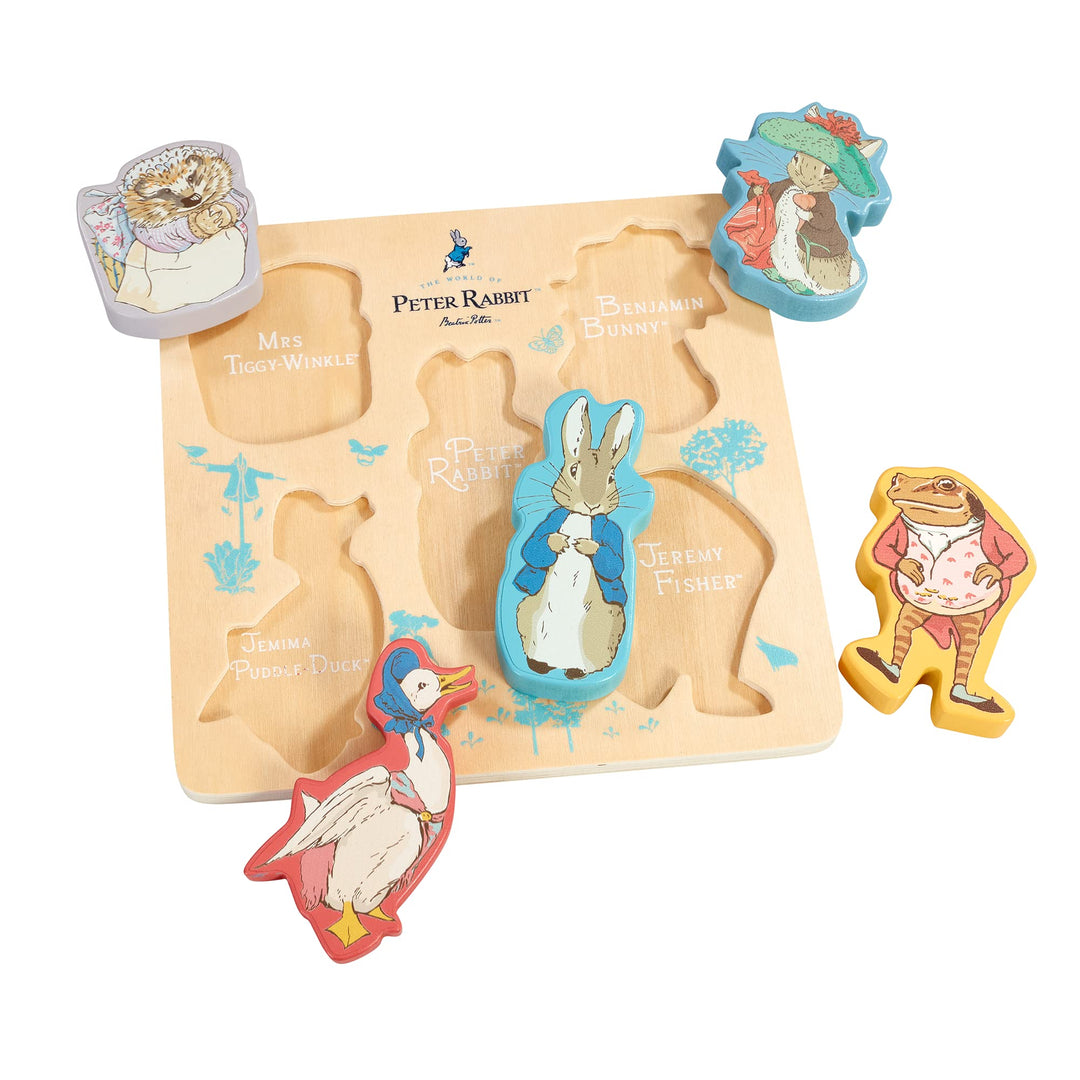 Official Beatrix Potter Kids & Toddler Peter Rabbit Shape Puzzle