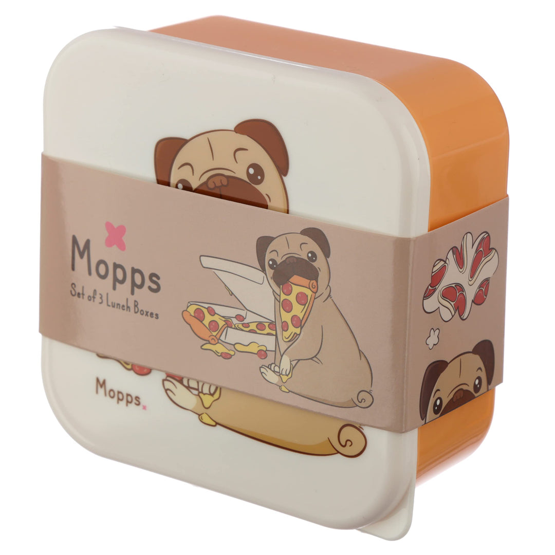 Barks Mopps Pug Lunch Box Set