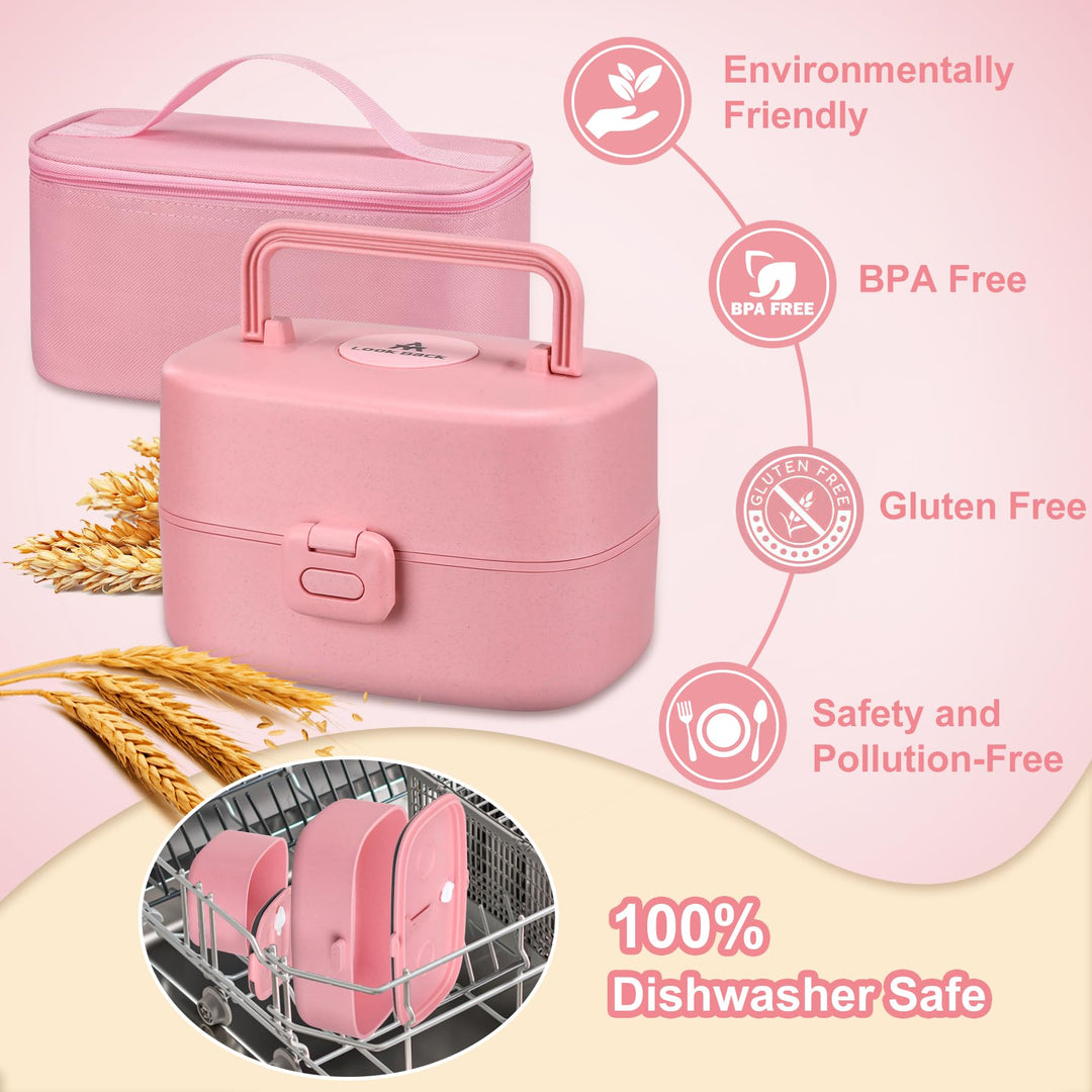 Kids Bento Box with Soup Thermo & Lunch Bag