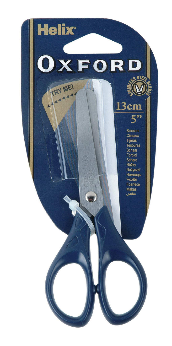 Helix Oxford Scissors 13cm, Blue