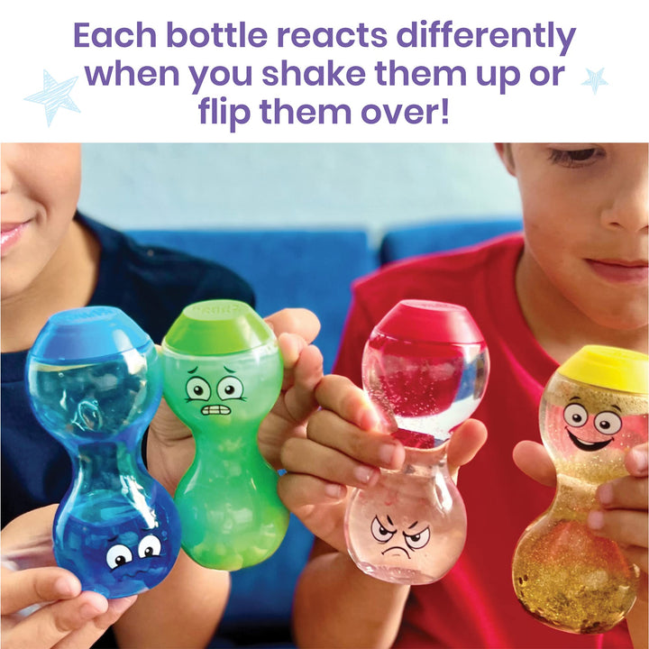 Learning Resources Express Your Emotions Sensory Bottles, Toddler Sensory Toys