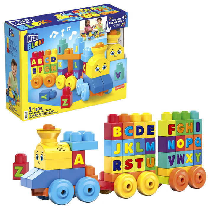 MEGA BLOKS Fisher-Price ABC Blocks Building Toy