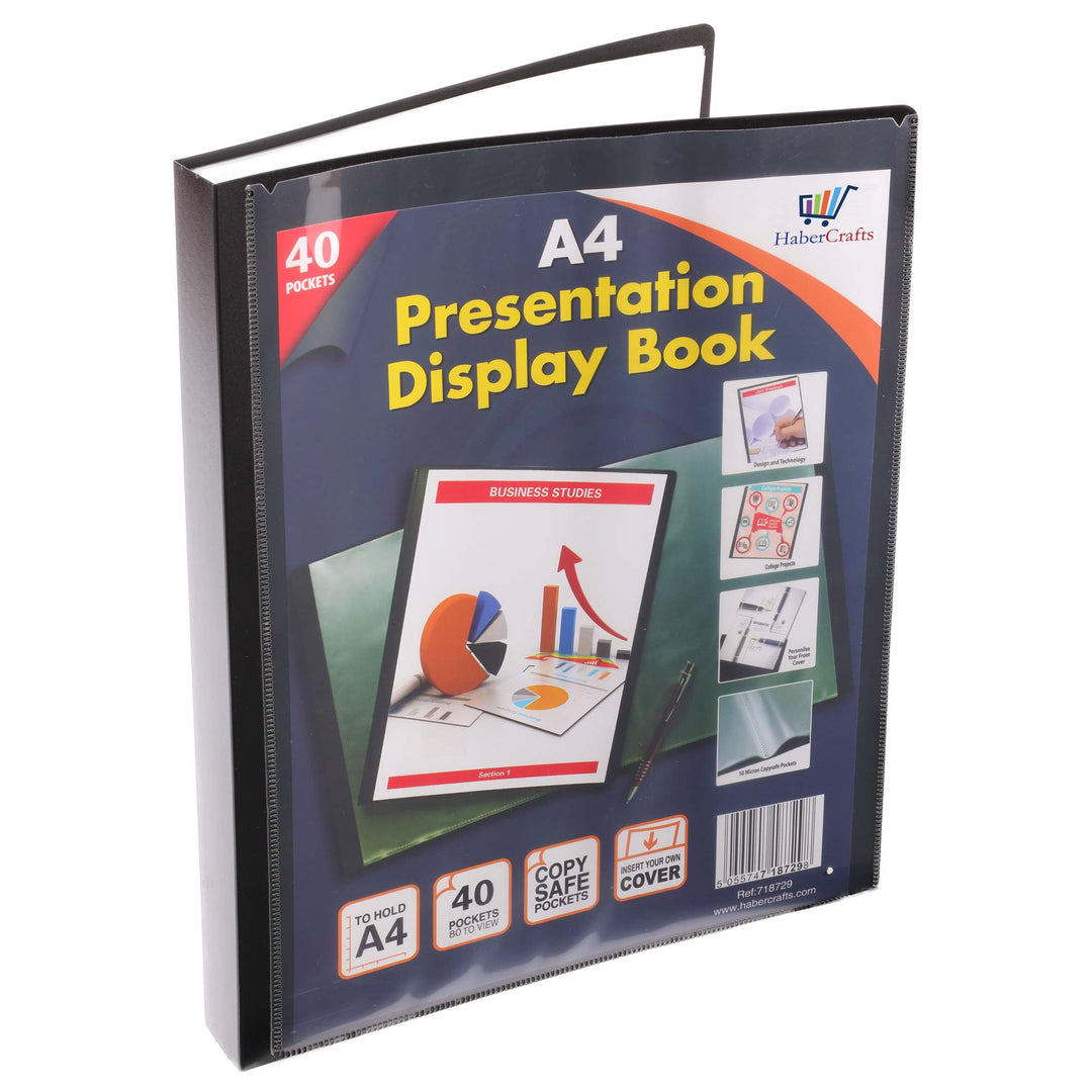 40-Pocket Display Book Presentation Folder