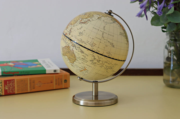 14cm Antique Style World Globe