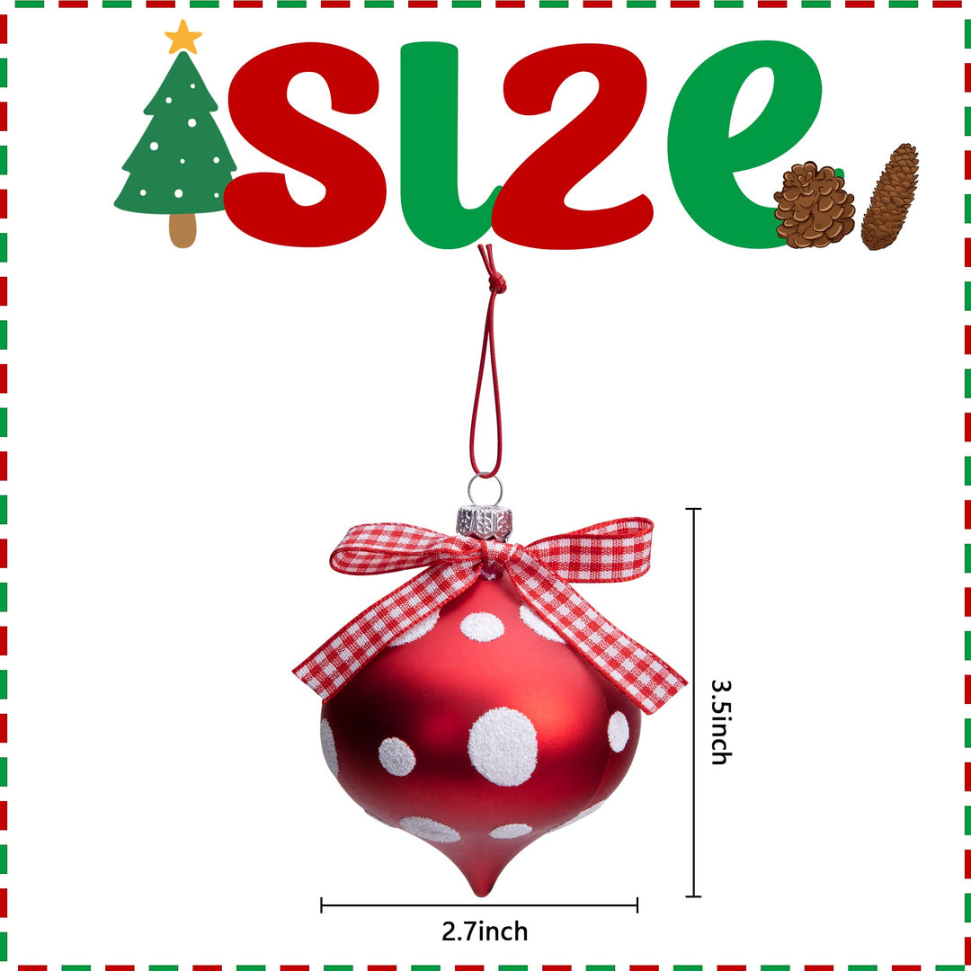 12 PCS Peppermint Candy Ornaments