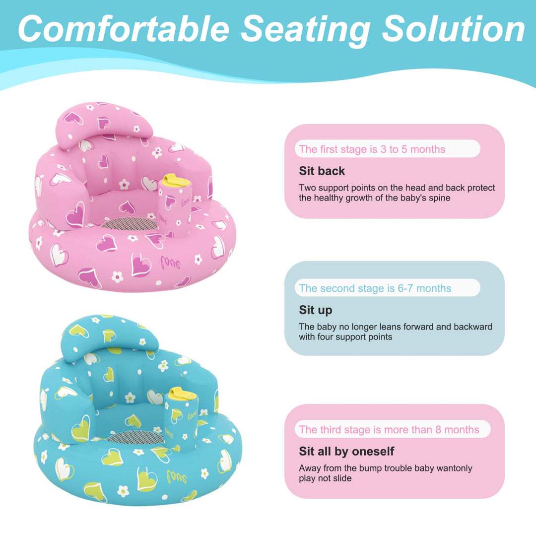 Builted in Pump Breathable Up seat Baby Seat