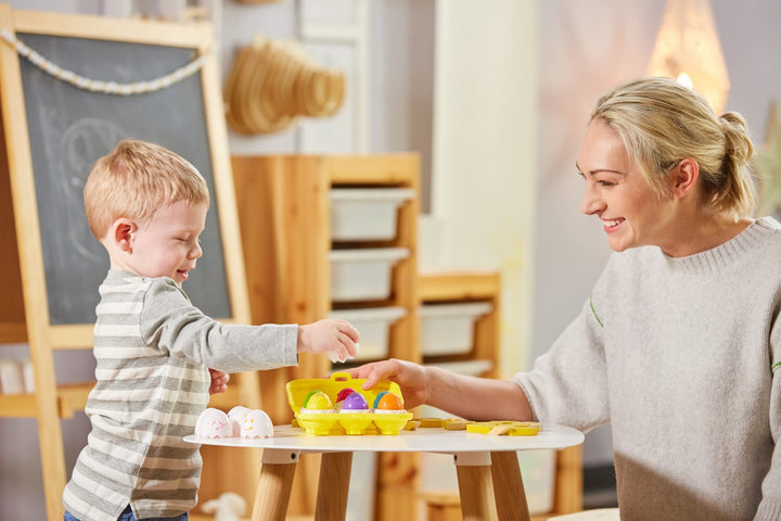 Hide and Squeak Eggs, Educational Shape Sorter Baby Toys