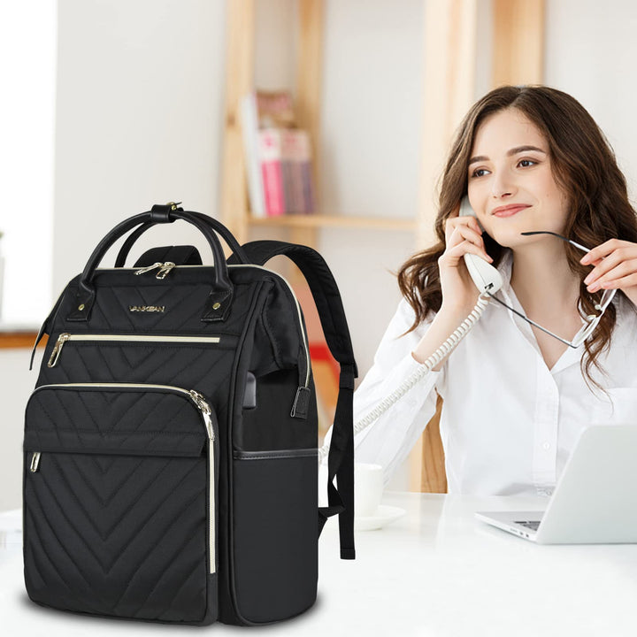 17.3" Laptop Backpack with USB & RFID