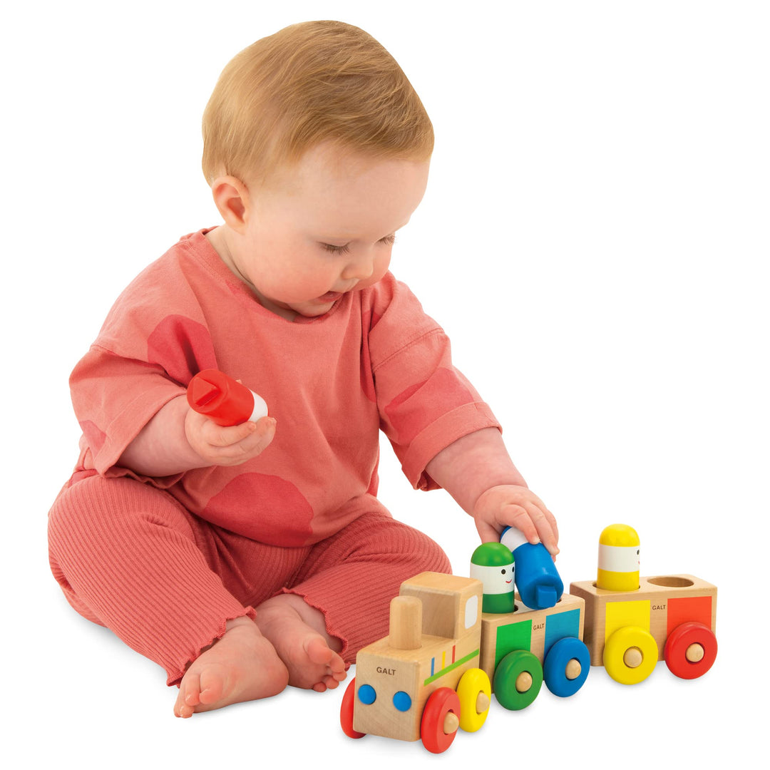 Galt Toys Wooden Shape Sorter Train, Ages 1+