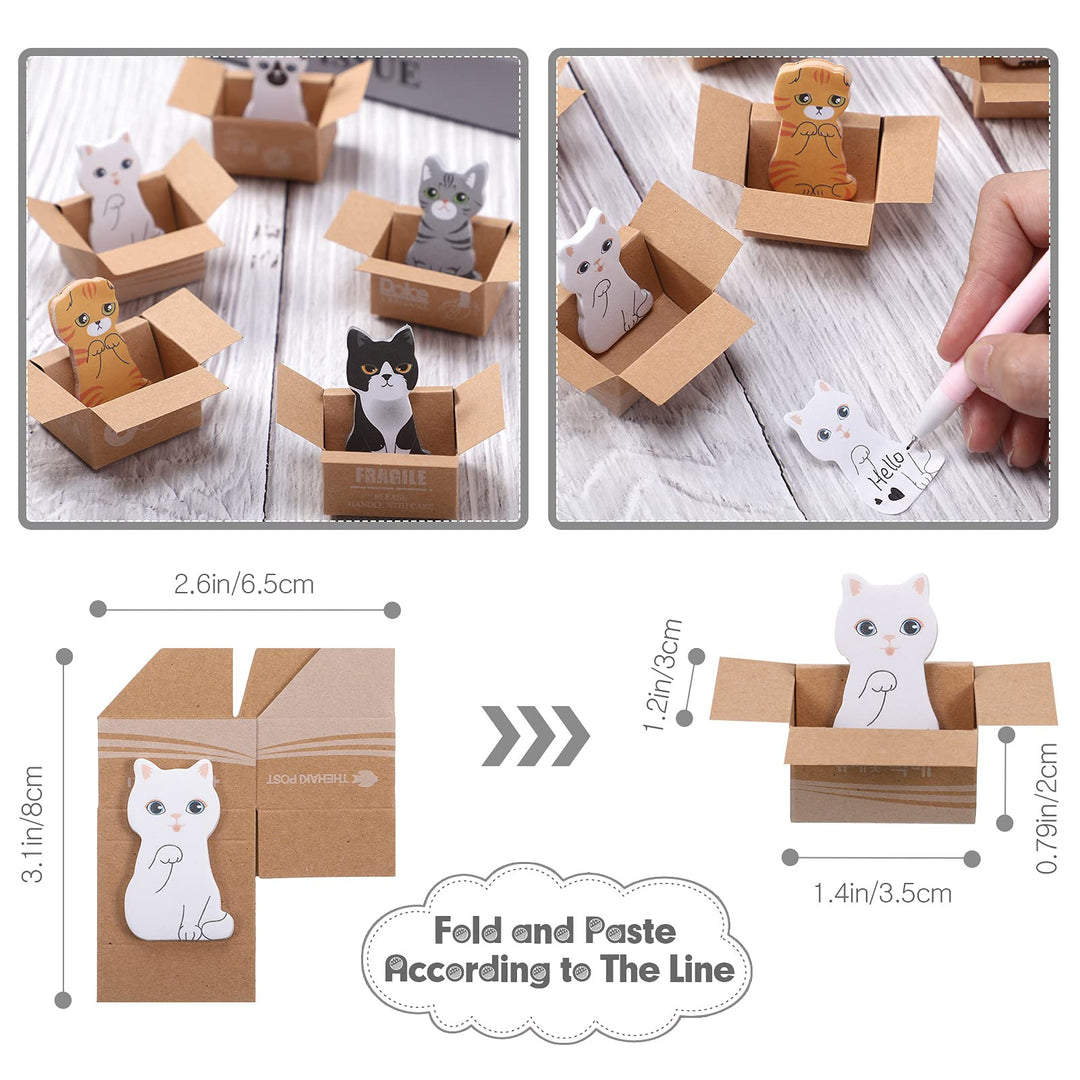 Cat-Themed 417 Pcs Stationery Set