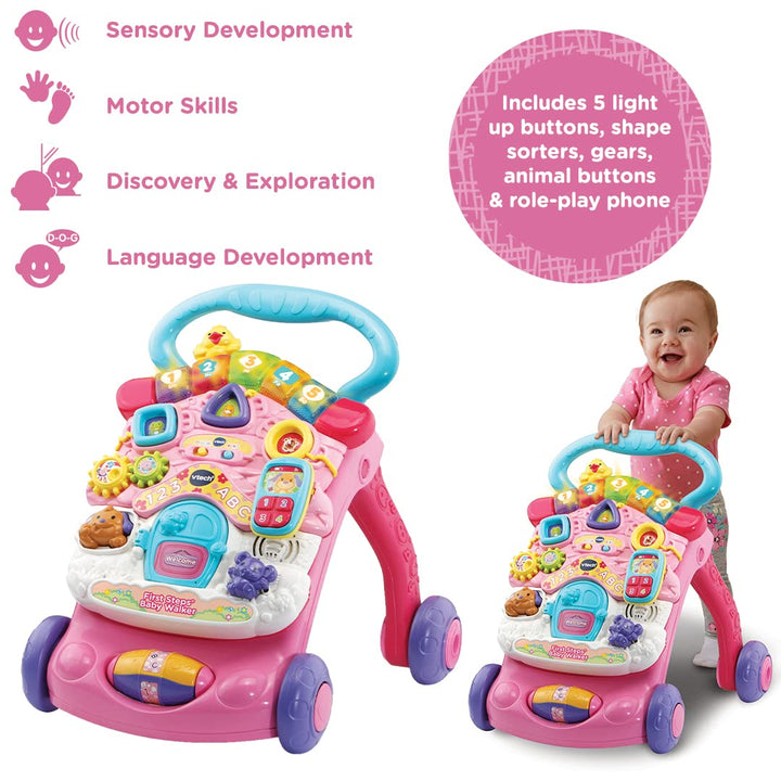 First Steps Baby Walker Push Along Walker Baby Toy