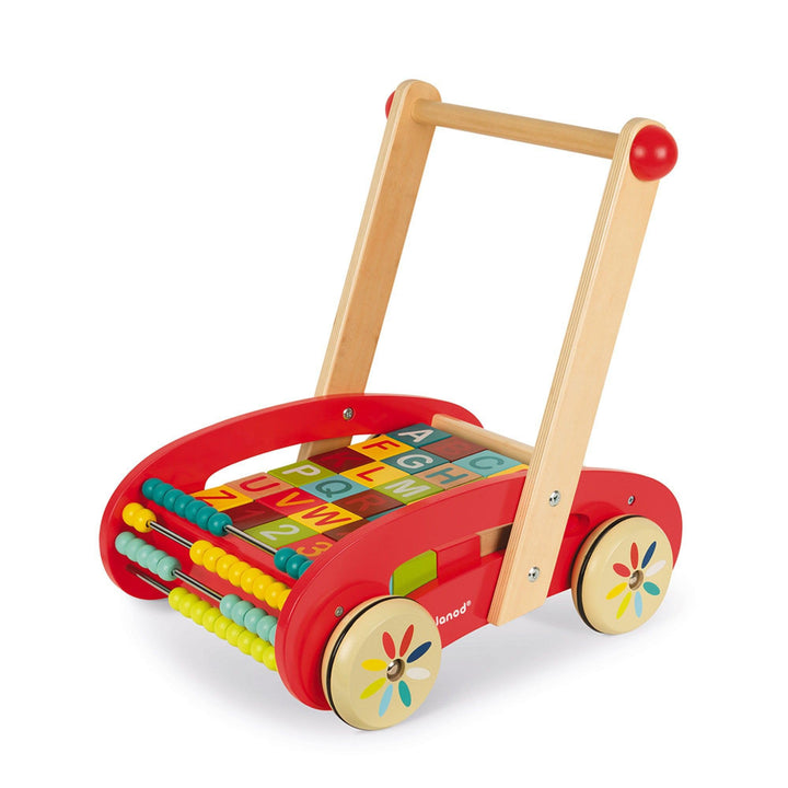 Abc Buggy Wooden Walker for Children