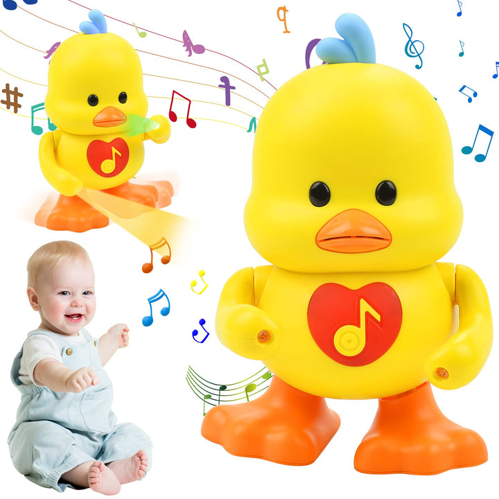 Dancing Duck Toy, Baby Crawling Walking Musical Toys