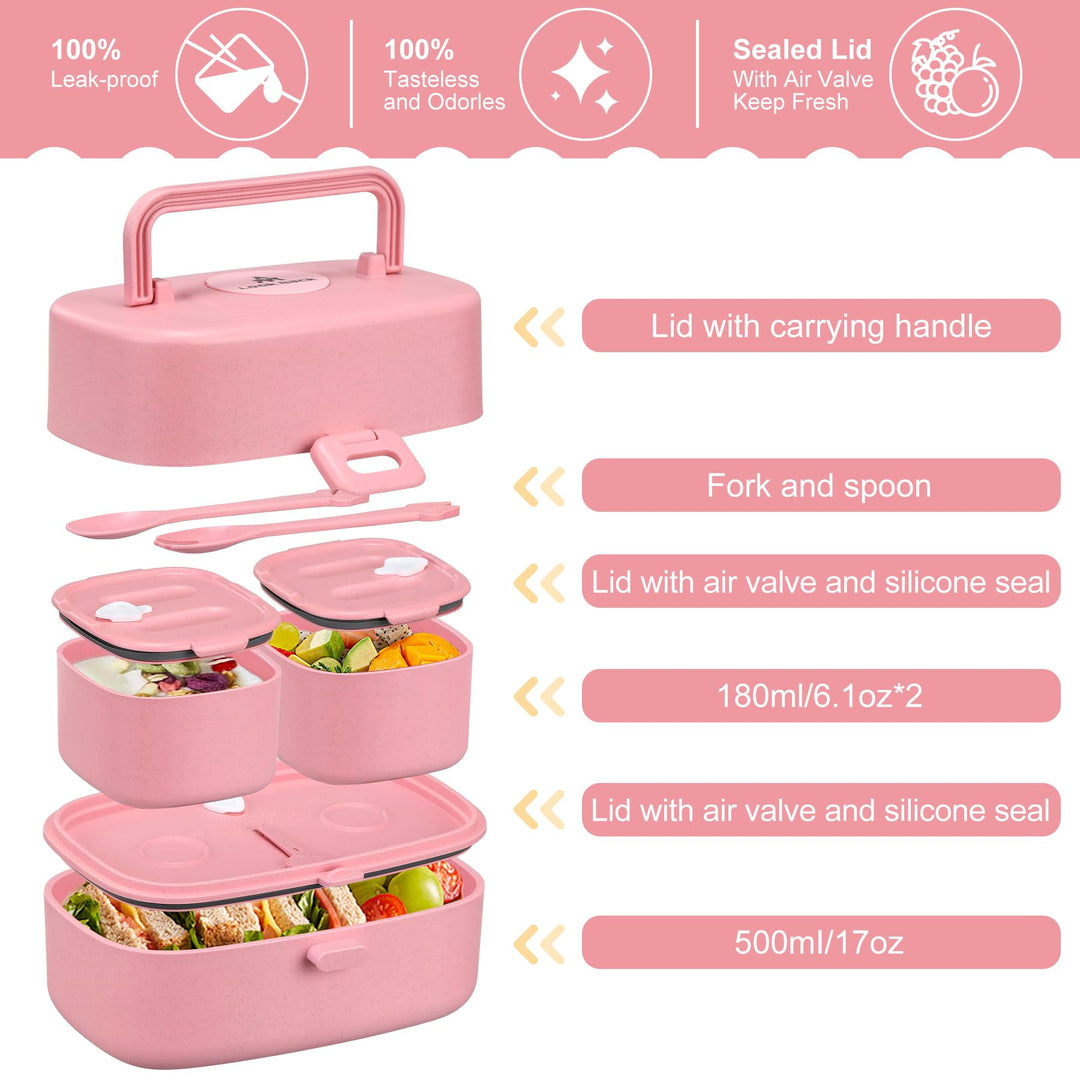 Kids Bento Box with Soup Thermo & Lunch Bag