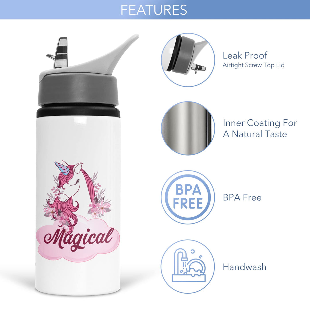 Kids' 600ml Unicorn Water Bottle