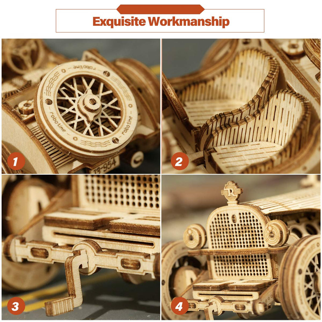 OKR Car Wooden Model kit For Adult - 3D Puzzle Model Building Kits