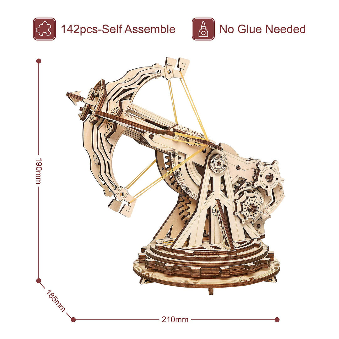 ROKR 3D Wooden Puzzle for Adults Teens Construction Model Kits for Adults to Build