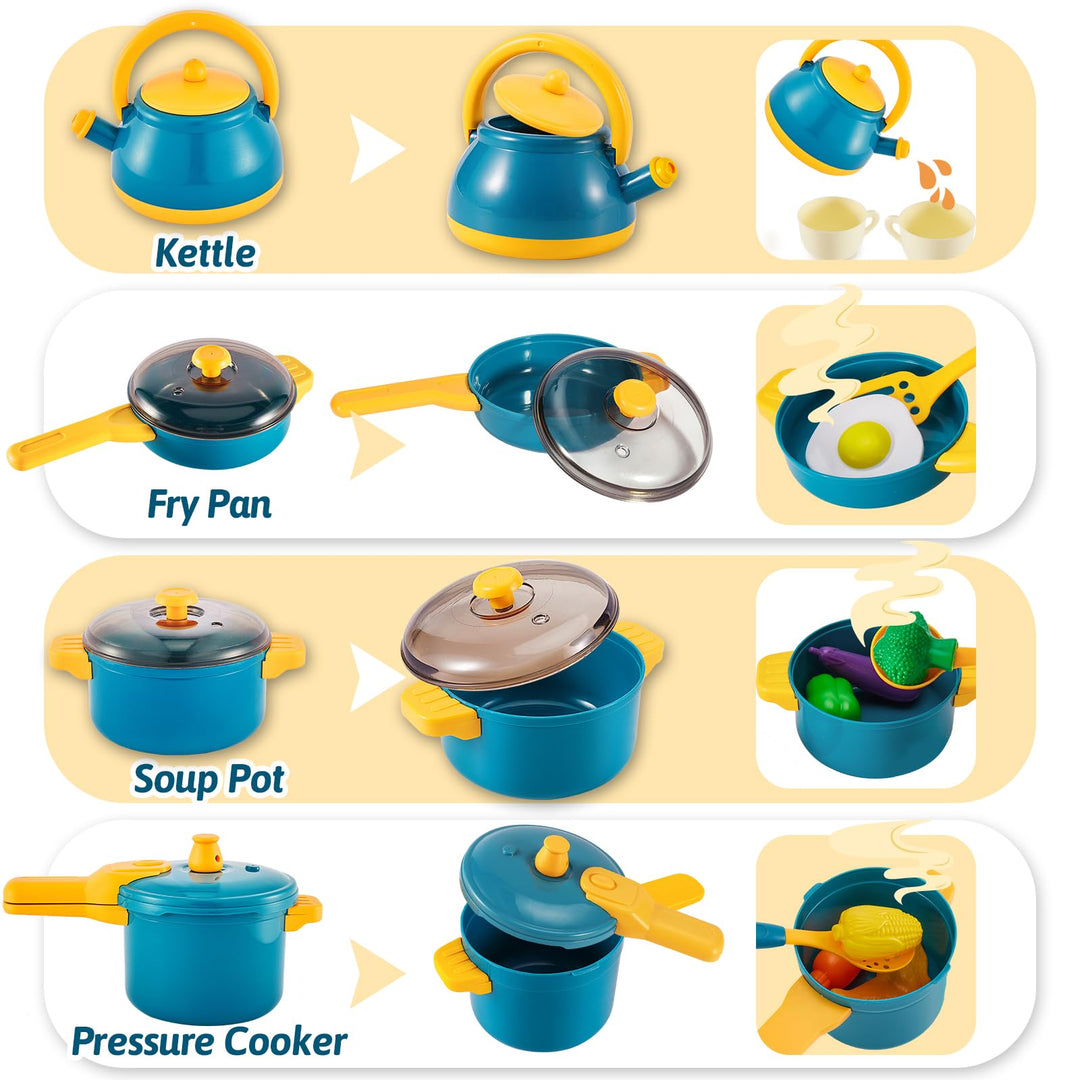 Kitchen Cooking Set for Kids Toy