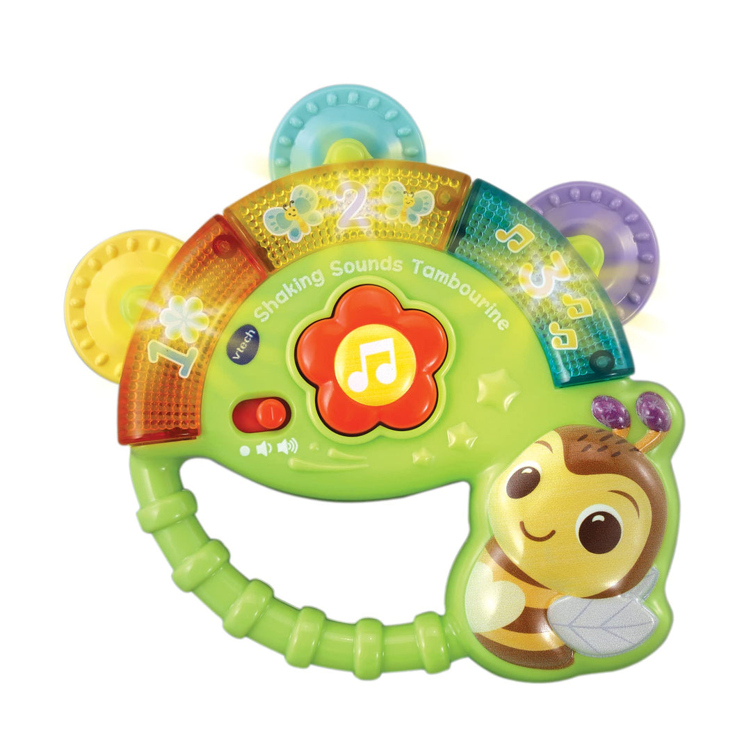 Interactive Tambourine with Lights & Sounds for Babies