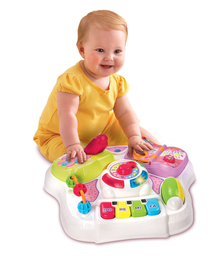 Learn & Play Activity Table, Musical Pink Babies Toy