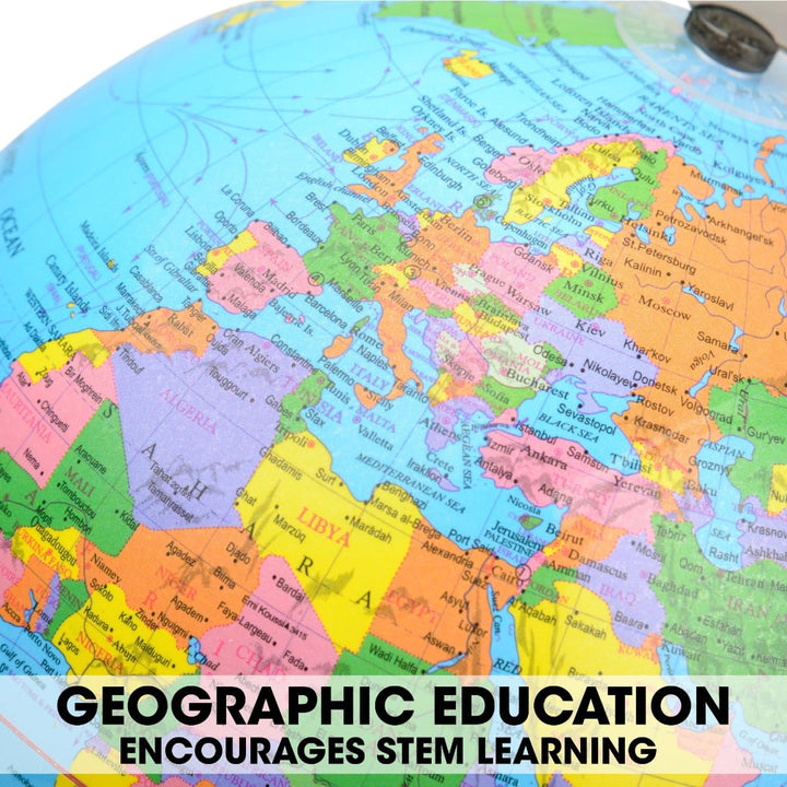 20cm Rotating Educational Globe for Kids