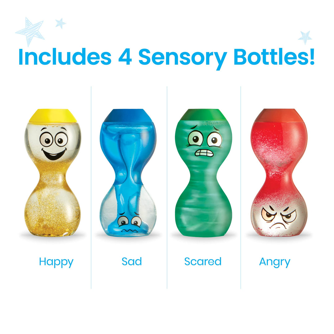 Learning Resources Express Your Emotions Sensory Bottles, Toddler Sensory Toys