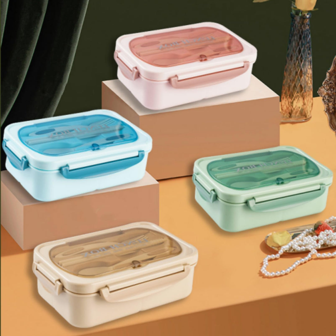 4-Pack Bento Box Set with Cutlery