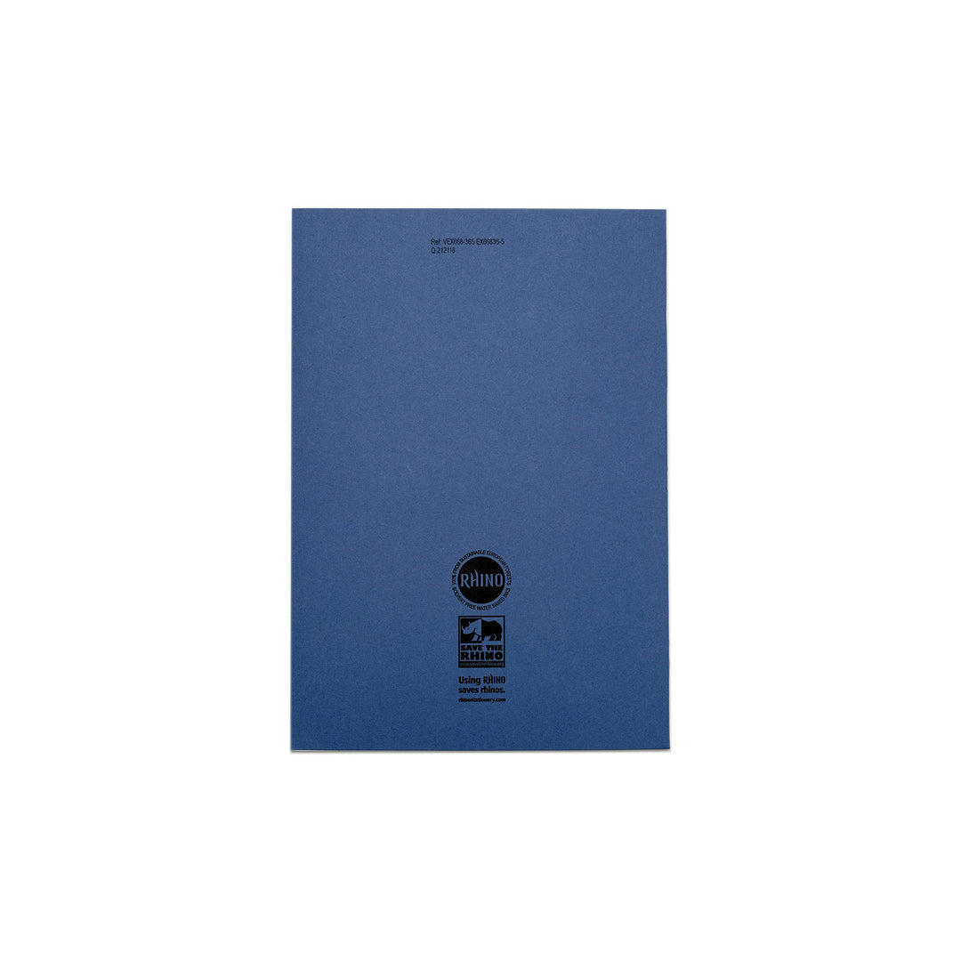 A4 Dark Blue Exercise Book | 80 Pages | 8mm Lined with Margin