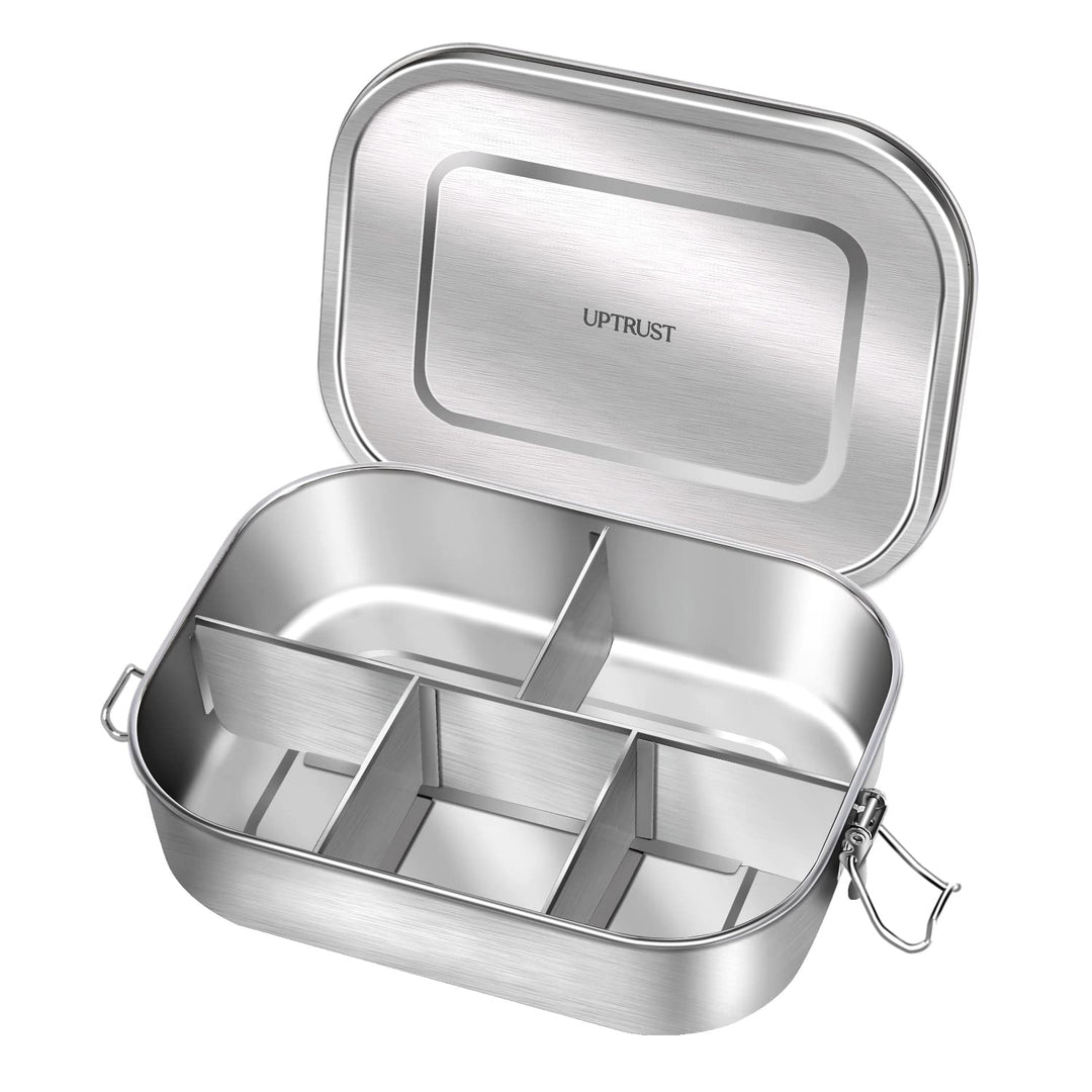 5-Compartment Stainless Steel Bento Box