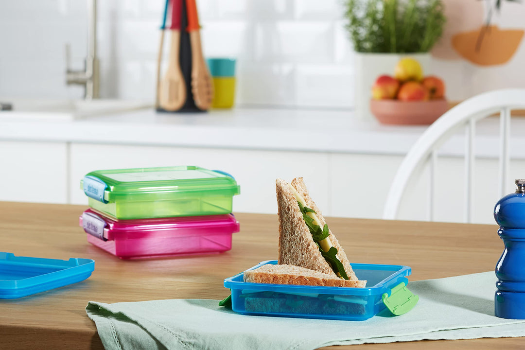 3-Pack Airtight School Lunch Boxes