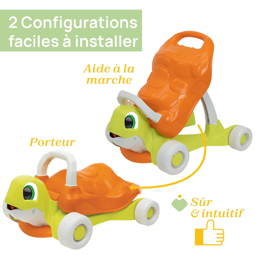 Chicco ECO+ Toy Turtle Walk & Ride on or Walker