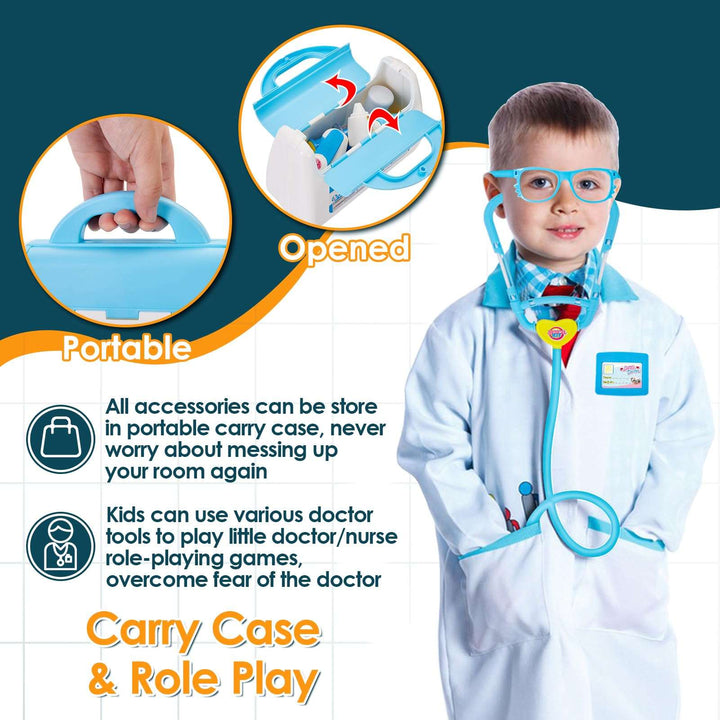 16 Pcs Kids Doctor Toy Set