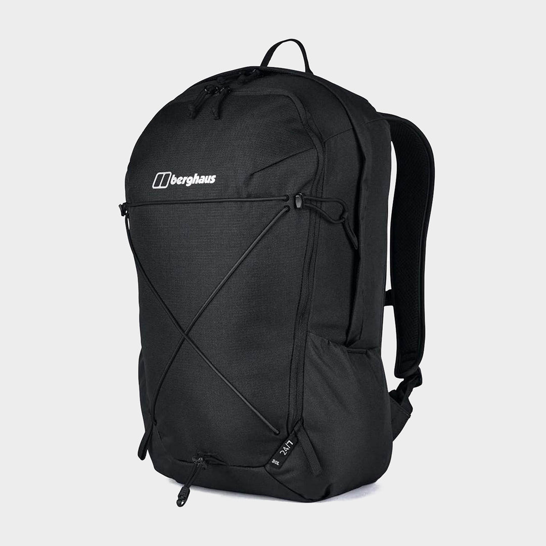 Unisex 30L Durable Black Backpack