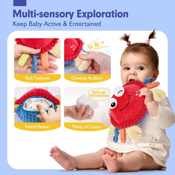 Dancing Crab Baby Toys 6-12 Months - Crawling Crab Toy