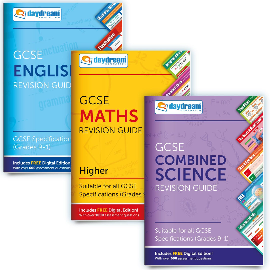 GCSE Study Pack: English, Maths & Science Revision Guides