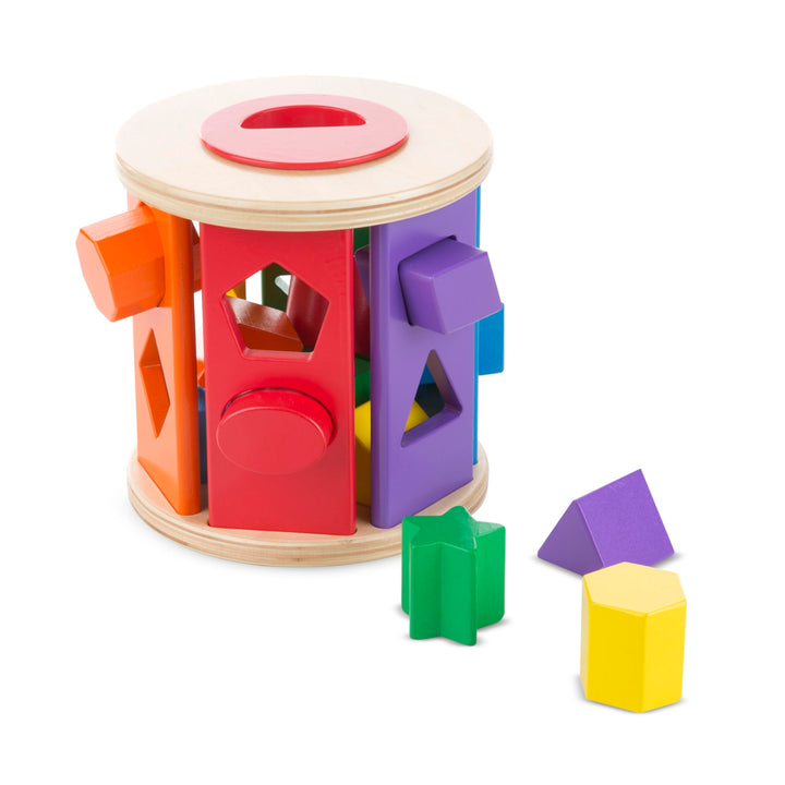 Melissa & Doug Match and Roll Shape Sorter