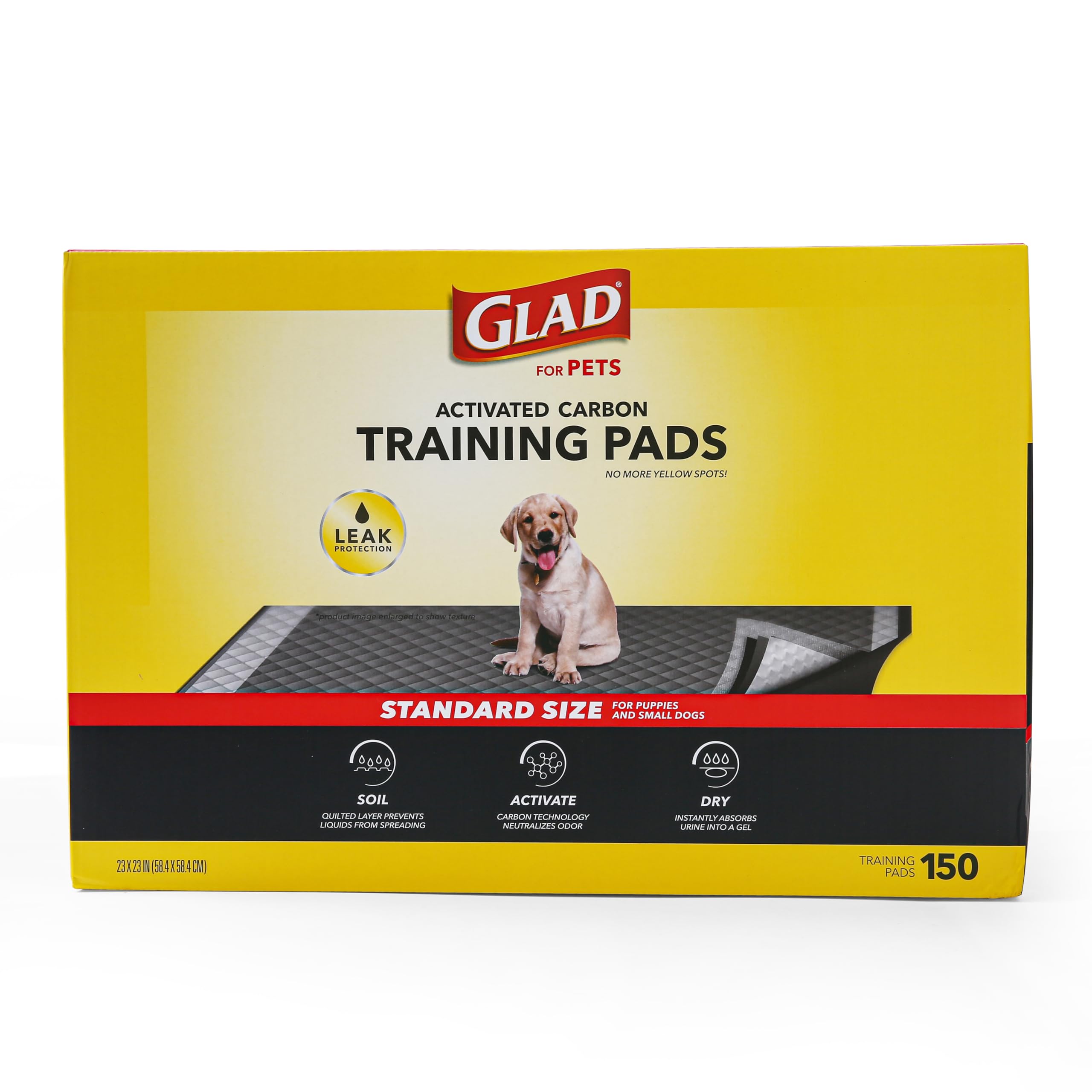 Glad for Pets Black Charcoal Puppy Pads Puppy Potty Training Pads Th Learningbugs