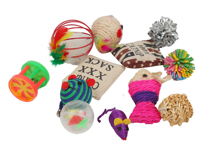 Fashion's Talk Cat Toys Variety Pack for Kitty 20 Pieces