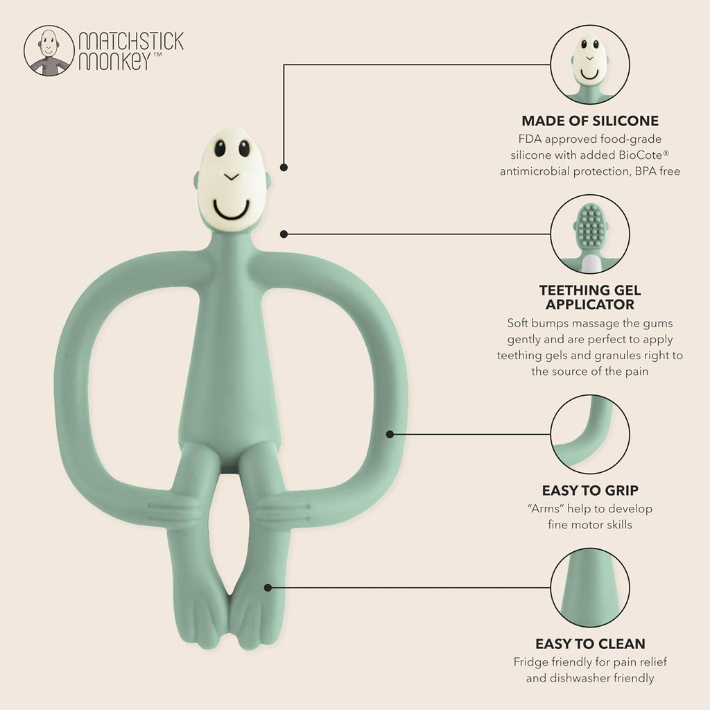 Matchstick Monkey Original Teething Toy by Matchstick Monkey - Learning Bugs UK