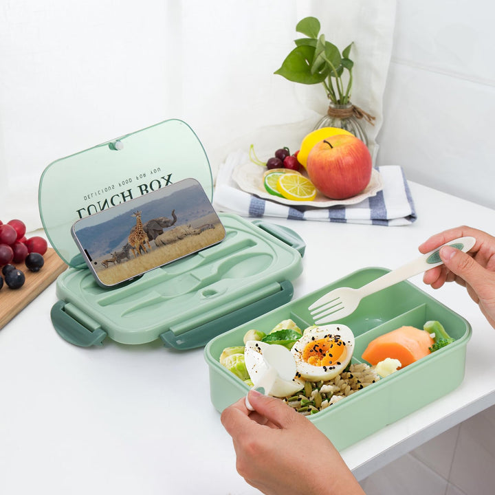 4-Pack Bento Box Set with Cutlery