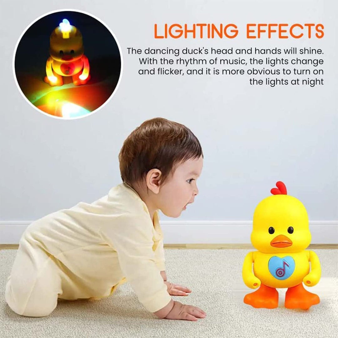 Dancing Duck Toy, Baby Crawling Walking Musical Toys