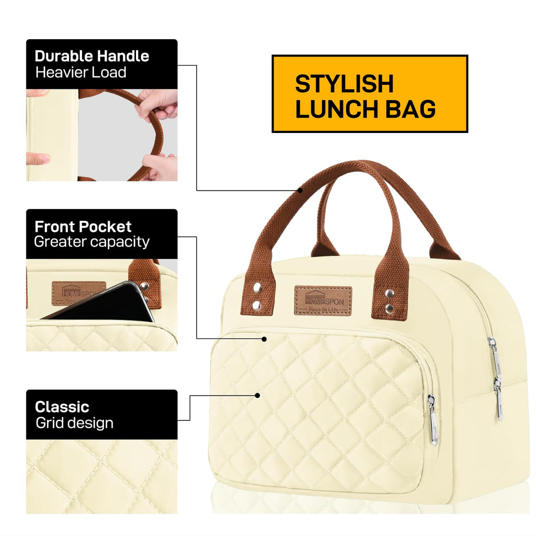 Insulated Lunch Bag for Adults